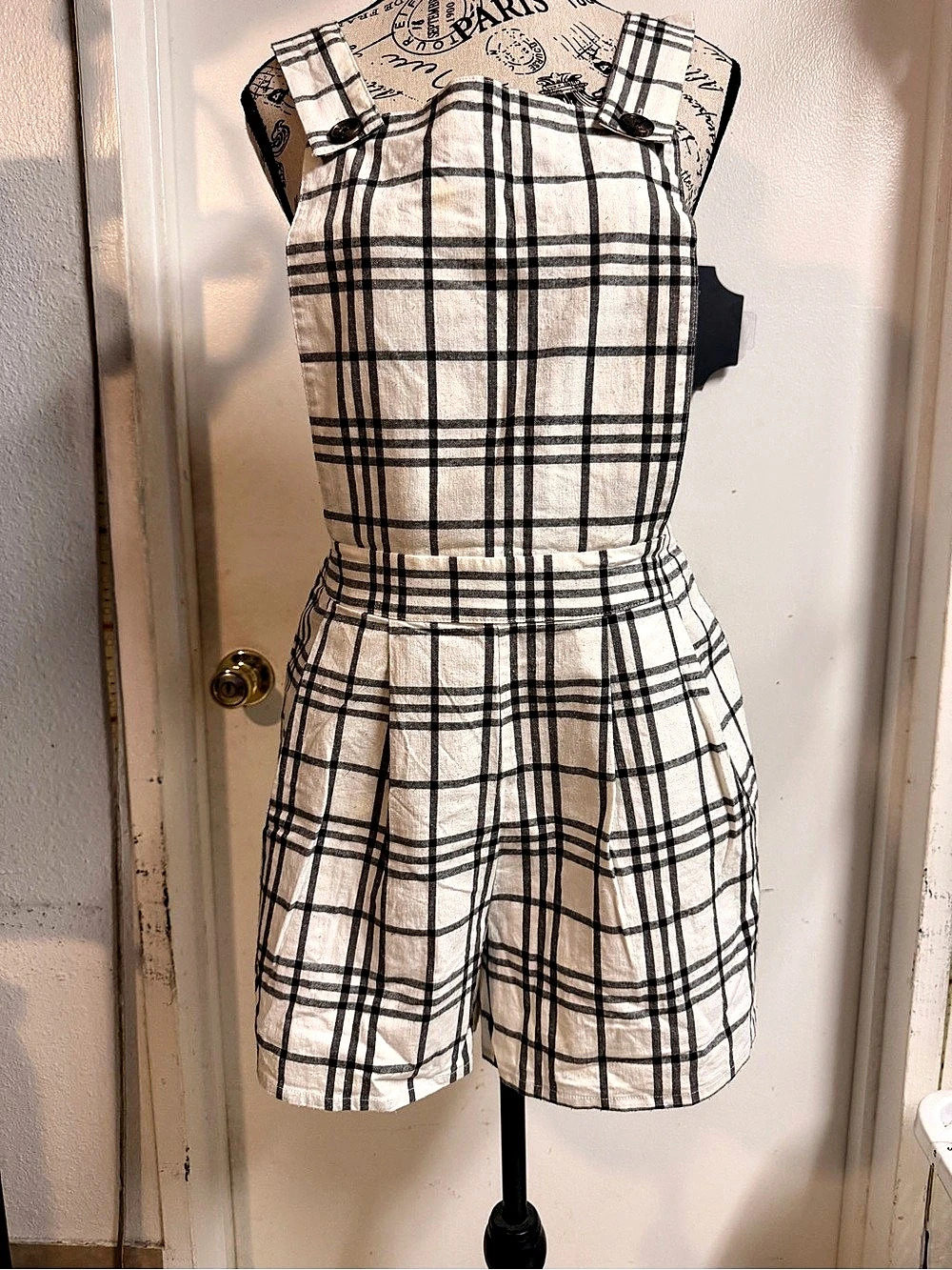 Plaid Romper